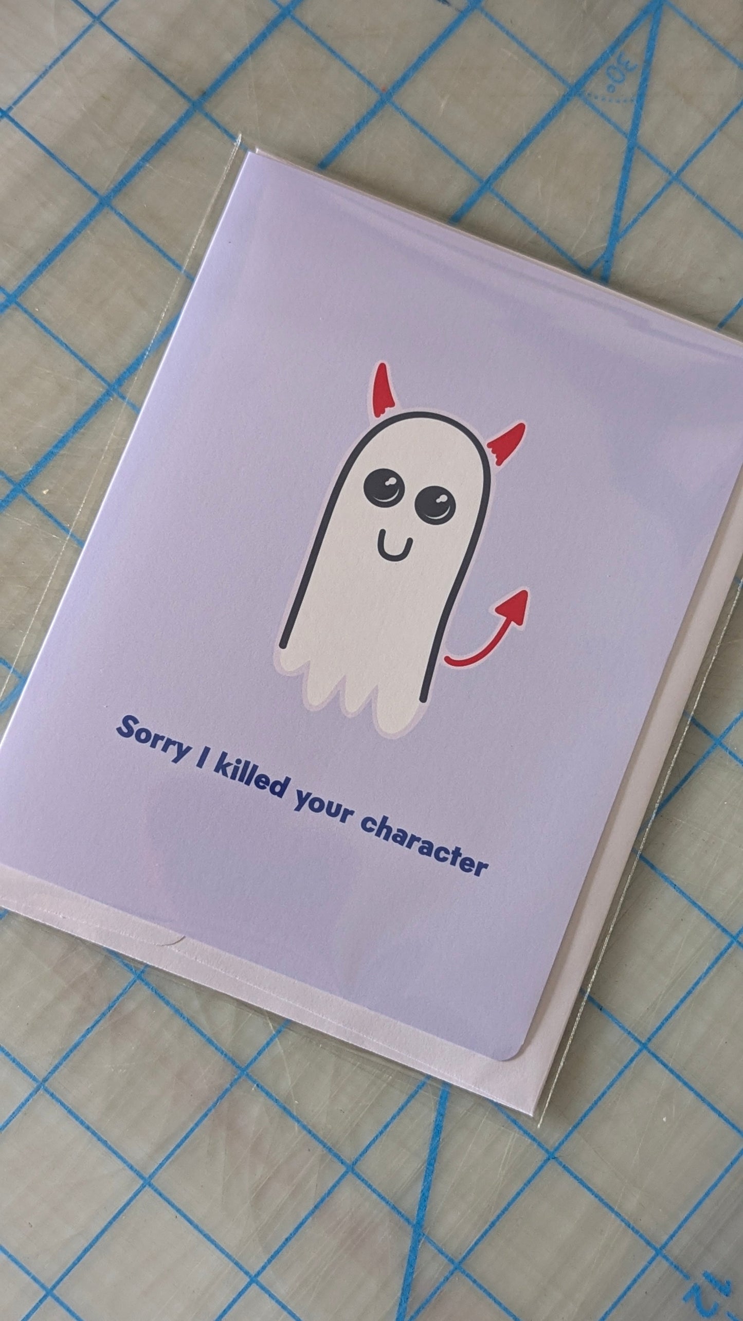 I'm Sorry I Killed Your RPG Character - A2 Greeting Card