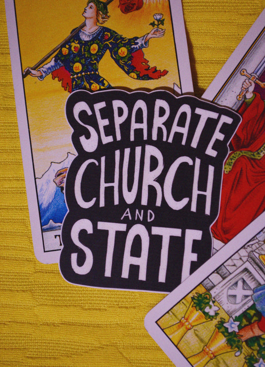 Separate Church and State Sticker