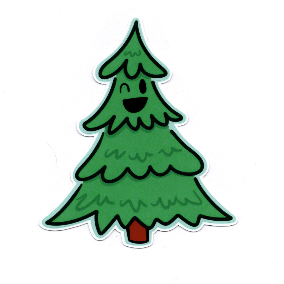 Happy Little Spruce Sticker