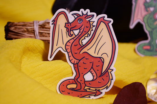 Red Dragon Sticker