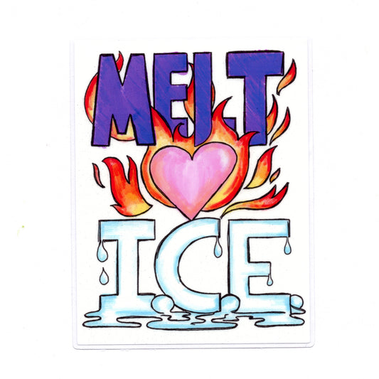 Melt Ice Sticker