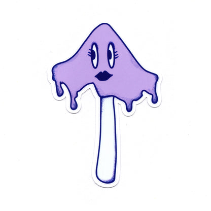 Purple Mushroom Sticker